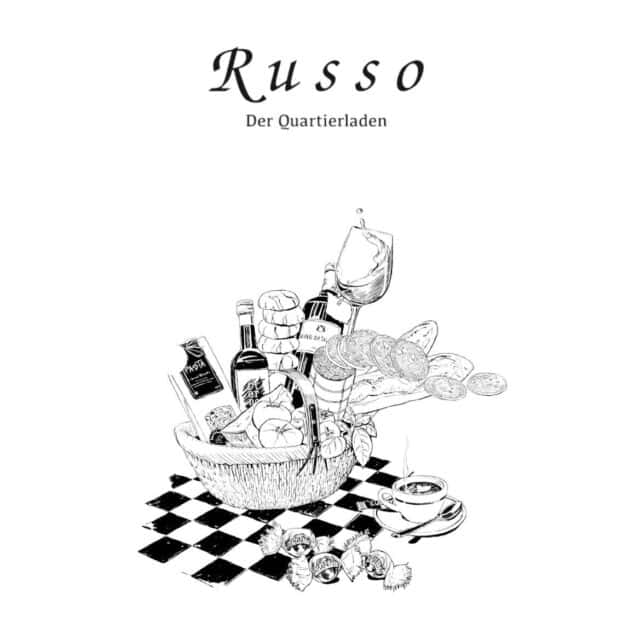 Branding für den kleinen Seefelder Quartierladen «Russo» @russoderquartierladen 

#branding #logodesign #printwork